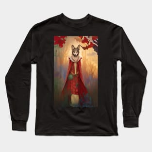 Cute Fairy tale Wolf Long Sleeve T-Shirt